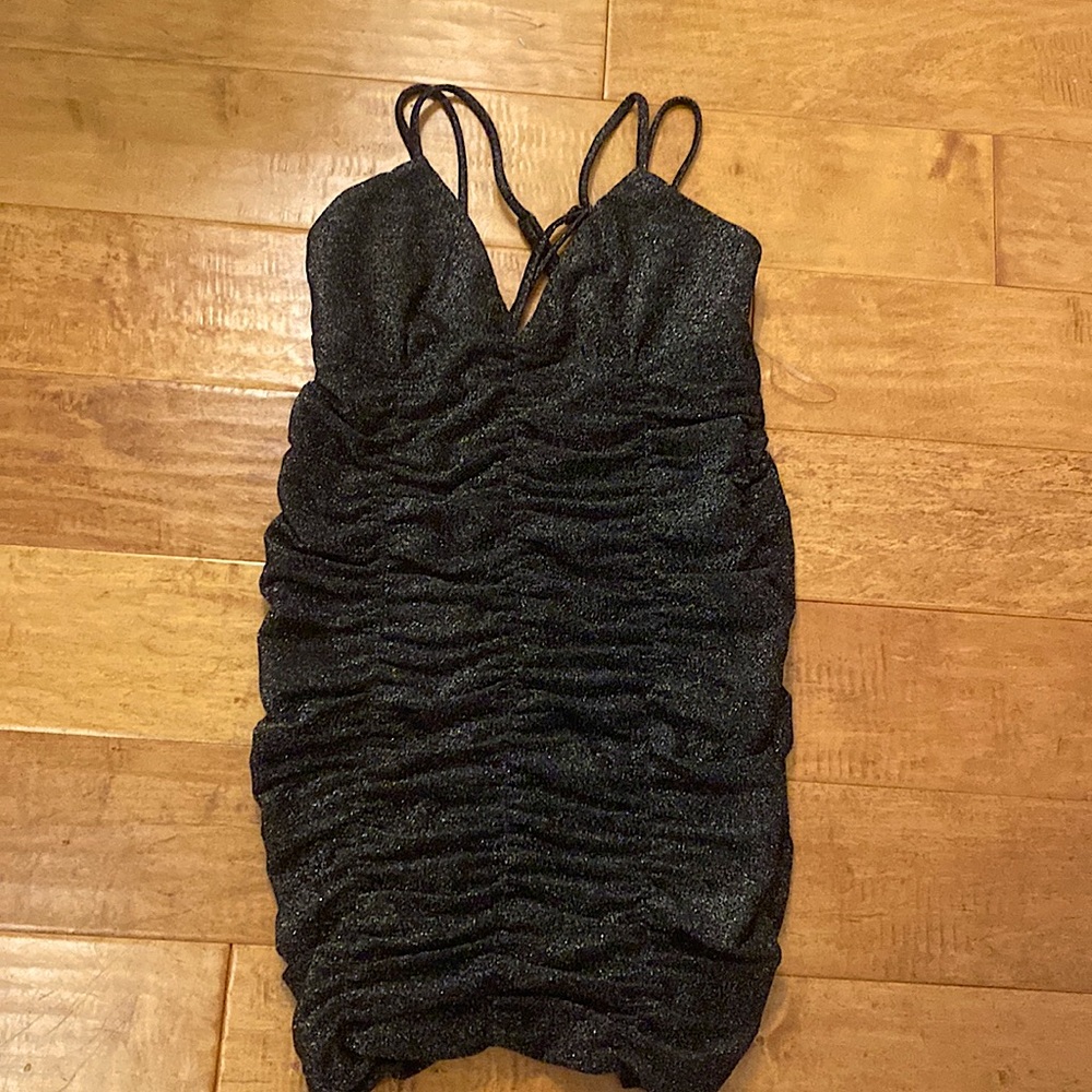 Wild Fable Black Sparkle Dress